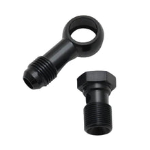 Load image into Gallery viewer, Vibrant Single -8AN 3/8-24 Aluminum Male Banjo Adapter Assembly Vibrant VIB11581
