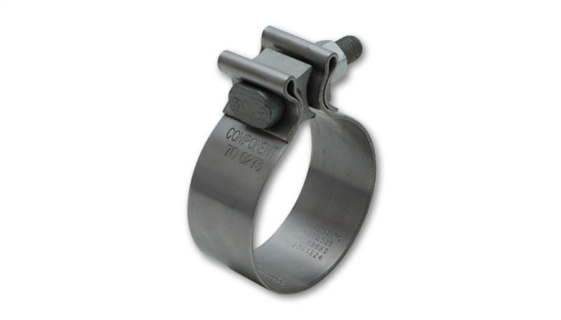 Vibrant SS Accuseal Exhaust Seal Clamp for 2.5in OD Tubing (1in wide band) - Black Ops Auto Works