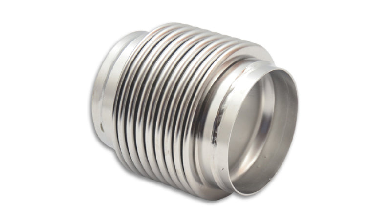 Vibrant SS Bellow Assembly w/ Solid Liner 3.5in ID x 4in overall L Electro Polished - Black Ops Auto Works