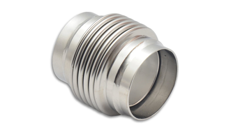 Vibrant SS Bellow Assembly w/ Solid Liner 3.5in ID x 4in overall L Electro Polished - Black Ops Auto Works