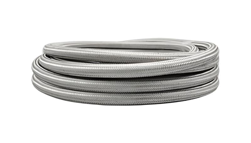 VIB18468-Vibrant SS Braided Flex Hose with PTFE Liner -8 AN 0.32in ID (150ft Roll)-Hoses-Vibrant