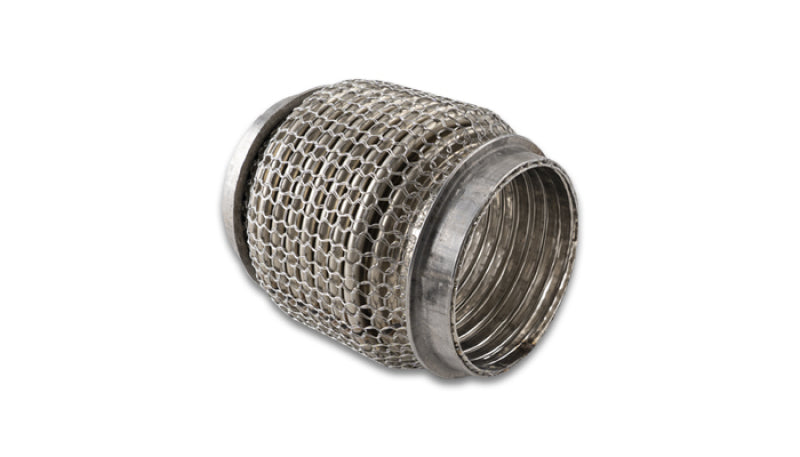 Vibrant SS Flex Coupling with Interlock Liner 2.50in I.D. x 4.00in Long - Black Ops Auto Works