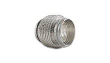 Load image into Gallery viewer, Vibrant SS Flex Coupling with Interlock Liner and Mesh Braid 3in inlet/outlet x 4in long - Black Ops Auto Works