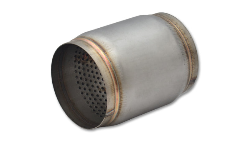 Vibrant SS Race Muffler 3.5in inlet/outlet x 5in long - Black Ops Auto Works