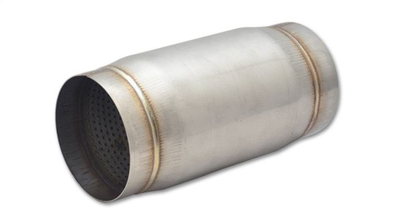 Vibrant SS Race Muffler 4in inlet/outlet x 9in long - Black Ops Auto Works