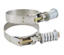 Load image into Gallery viewer, VIB27850-Vibrant SS T-Bolt Clamps Pack of 2 Size Range: 5.28in to 5.58in OD For use w/ 5in ID Coupling-Clamps-Vibrant