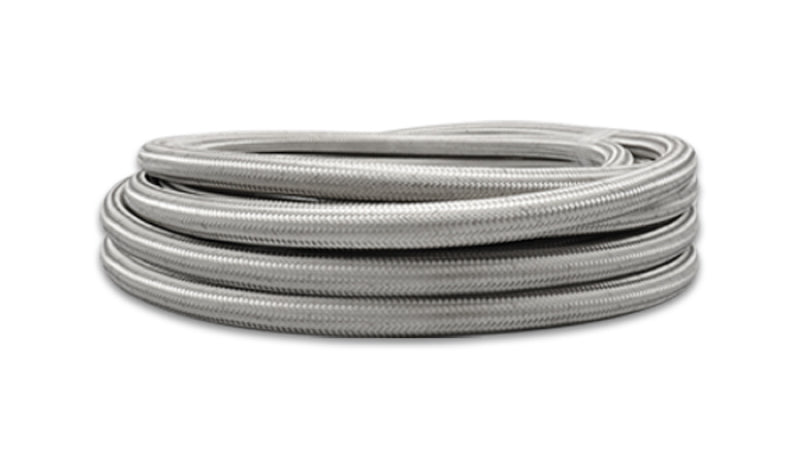 Vibrant Stainless Steel Braided Flex Hose w/PTFE Liner AN -16 (10ft Roll) - Black Ops Auto Works