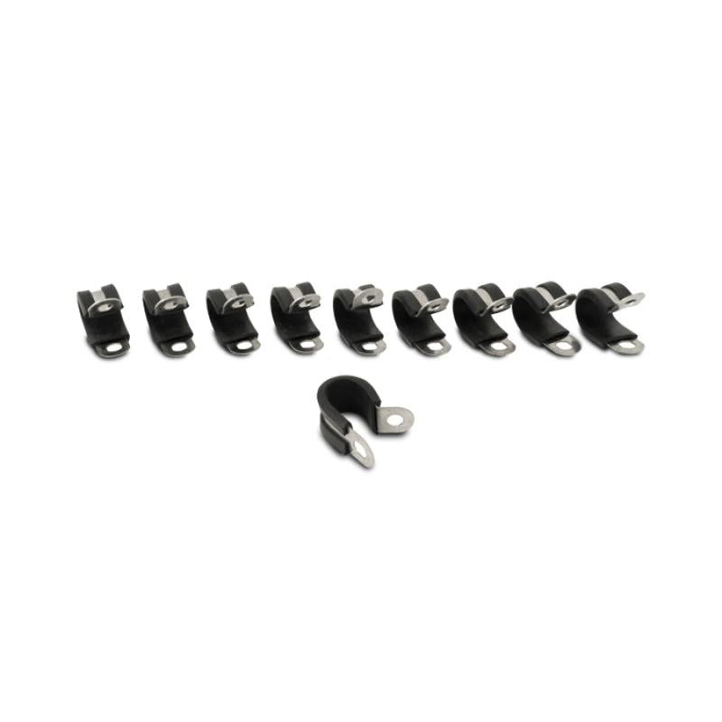 Vibrant Stainless Steel Cushion P-Clamp for 0.3125in OD Hose (10 Pack) Vibrant VIB17188