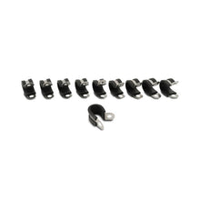 Load image into Gallery viewer, Vibrant Stainless Steel Cushion P-Clamp for 0.3125in OD Hose (10 Pack) Vibrant VIB17188