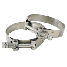 Load image into Gallery viewer, Vibrant Stainless Steel T-Bolt Clamps - Clamp Range 1.38in-1.57in (2 Pack) Vibrant VIB27802
