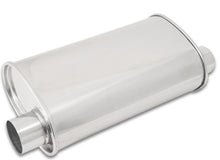 Load image into Gallery viewer, Vibrant StreetPower Oval Muffler 5in x 9in x 15in - 2.5in inlet/outlet (Offset-Offset Same Side) - Black Ops Auto Works