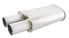 Load image into Gallery viewer, Vibrant Streetpower Oval Muffler w/3.00in Round Straight Cut Tip (2.50in Inlet)