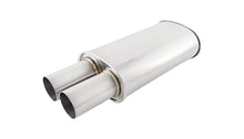 Load image into Gallery viewer, VIB1095-Vibrant Streetpower Oval Muffler w/3.00in Round Straight Cut Tip (3.00in Inlet)-Muffler-Vibrant