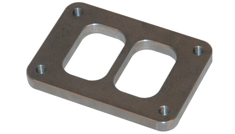 Vibrant T06 Turbo Inlet Flange (Divided Inlet) T304 SS 1/2in Thick - Black Ops Auto Works