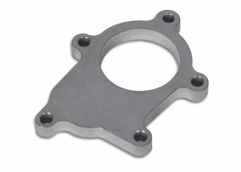 Vibrant T3 Discharge Flange (5 Bolt) for External Wastegate applications Mild Steel 1/2in Thick - Black Ops Auto Works