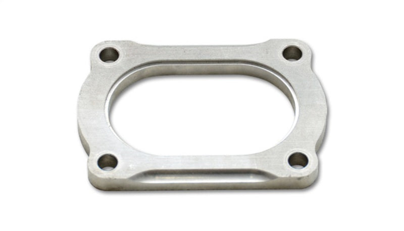 Vibrant T304 SS 4 Bolt Flange for 3.5in O.D. Oval tubing - Black Ops Auto Works