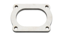Load image into Gallery viewer, Vibrant T304 SS 4 Bolt Flange for 3in O.D. Oval tubing - Black Ops Auto Works