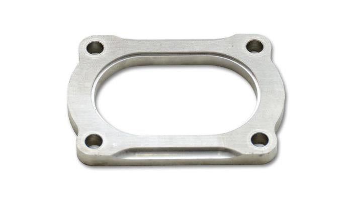 Vibrant T304 SS 4 Bolt Flange for 4in O.D. Oval tubing Vibrant VIB13177S