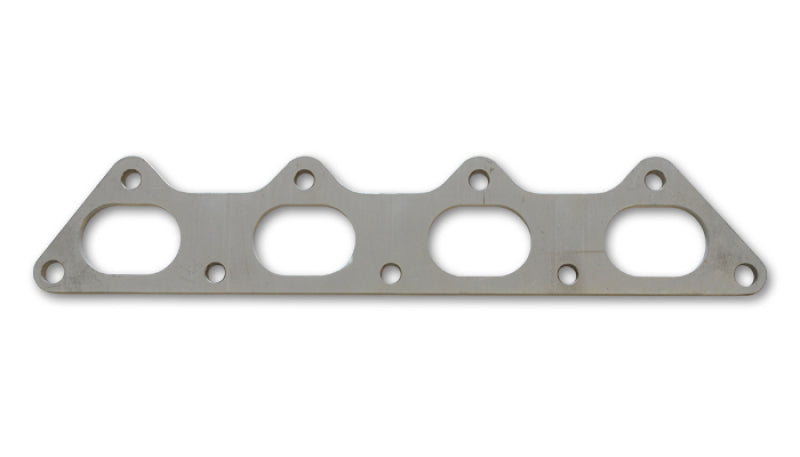 Vibrant T304 SS Exhaust Manifold Flange for Mitsubishi 4G63 motor 3/8in Thick - Black Ops Auto Works