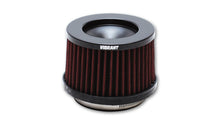 Load image into Gallery viewer, Vibrant The Classic Perf Air Filter 4.75in O.D. Cone x 3-1/2in Tall x 3in inlet I.D. Turbo Outlets - Black Ops Auto Works