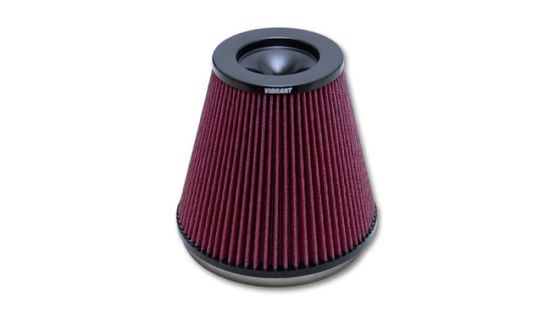 Vibrant The Classic Perf Air Filter 5in Cone OD x 7in Height x 7in Flange ID - Black Ops Auto Works