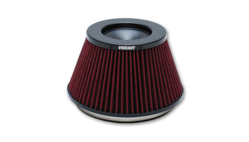 Vibrant The Classic Perf Air Filter 5in OD Conex3-5/8in Tallx6in ID Bellmouth VelocityStack10950-52 - Black Ops Auto Works