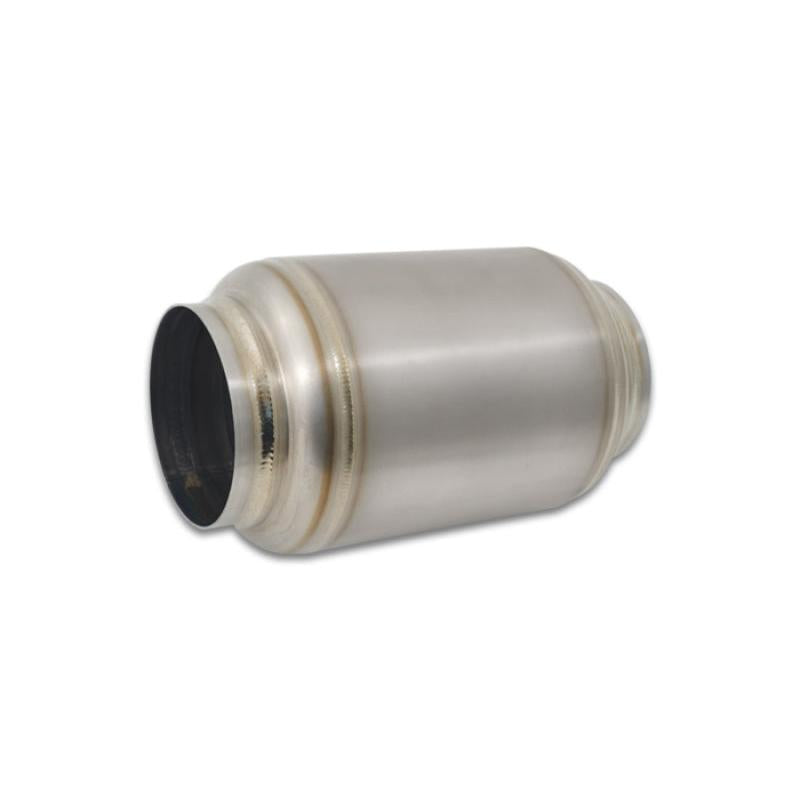 Vibrant Titanium Muffler w/Natural Tip 4in. Inlet / 4in. Outlet / 5.875in Dia Vibrant VIB17640