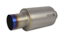 Load image into Gallery viewer, Vibrant Titanium Muffler w/Straight Cut Burnt Tip 3in. Inlet / 3in. Outlet - Black Ops Auto Works