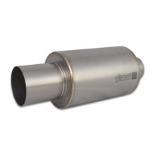 Load image into Gallery viewer, Vibrant Titanium Muffler w/Straight Cut Natural Tip 2.5in. Inlet / 2.5in. Outlet Vibrant VIB17561