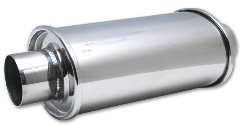 Vibrant ULTRA QUIET Resonator 2.75in inlet / outlet x 13.75in overall length - Black Ops Auto Works