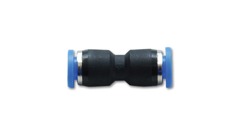 Vibrant Union Straight Pneumatic Vacuum Fitting - for use with 1/4in (6mm) OD tubing - Black Ops Auto Works