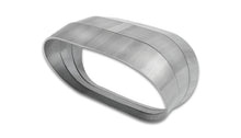 Load image into Gallery viewer, Vibrant Vertical 304 SS Oval Pie Cuts 3.5in OD Tight 45 Degree Elbow - Black Ops Auto Works