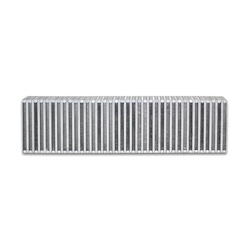 Vibrant Vertical Flow Intercooler Core 24in. W x 6in. H x 3.5in. Thick - Black Ops Auto Works