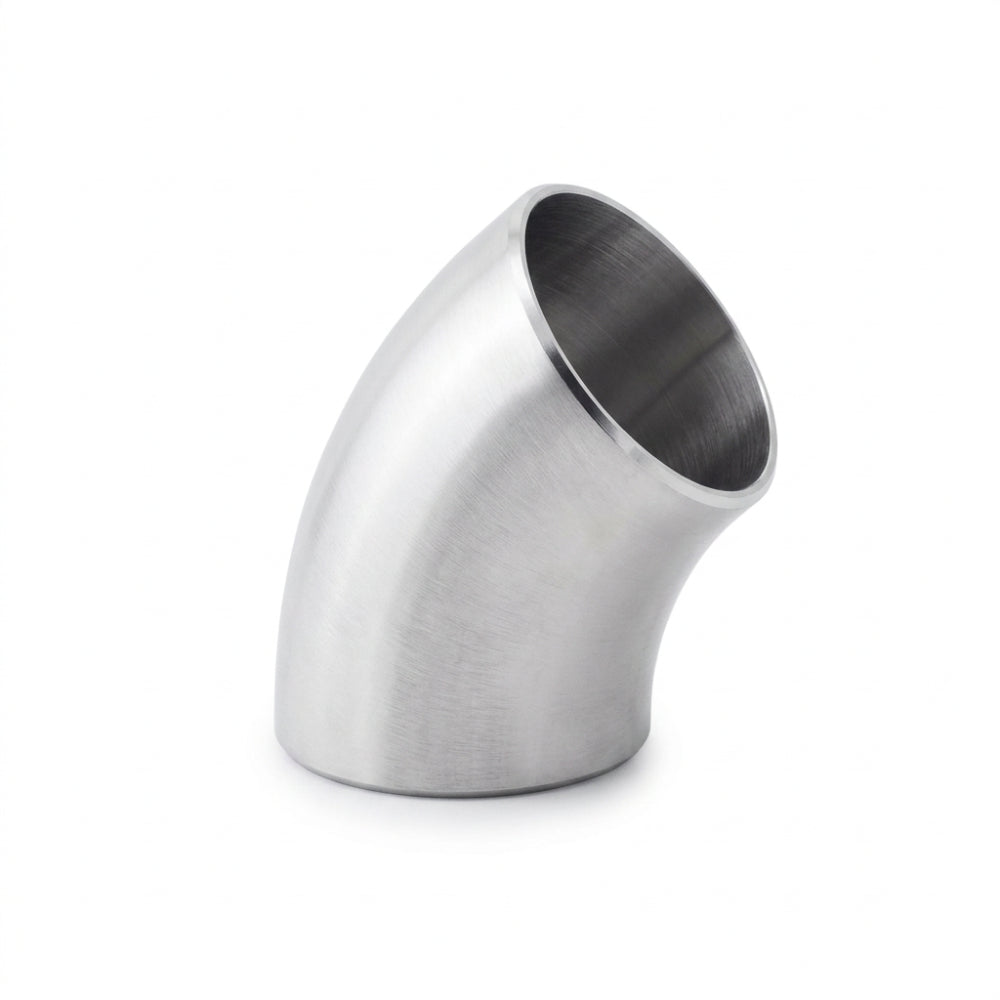 Vibrant 1.88in OD 45Deg Legless Elbow 305SS Brushed - Vibrant 13325