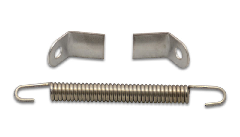 Vibrant Weld on Collector Tab kit (includes 2 x S.S. collector tabs and 3-1/2in long spring) - Black Ops Auto Works