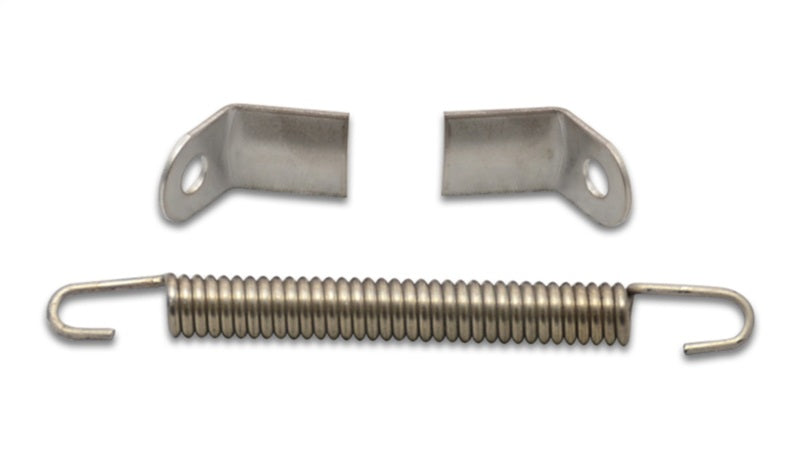 Vibrant Weld on Collector Tab kit (includes 2 x S.S. collector tabs and 3-1/2in long spring) - Black Ops Auto Works