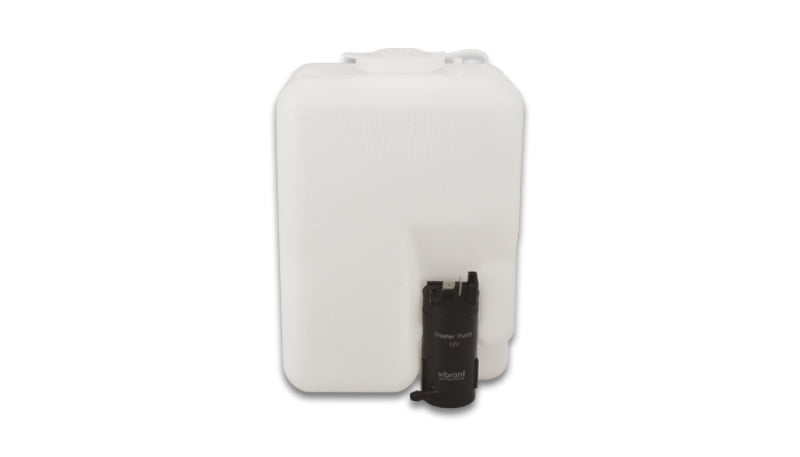 Vibrant Windshield Washer Bottle Repl Kit 1.2L bottle incl bottle ele pump mounting bracket hose - Black Ops Auto Works