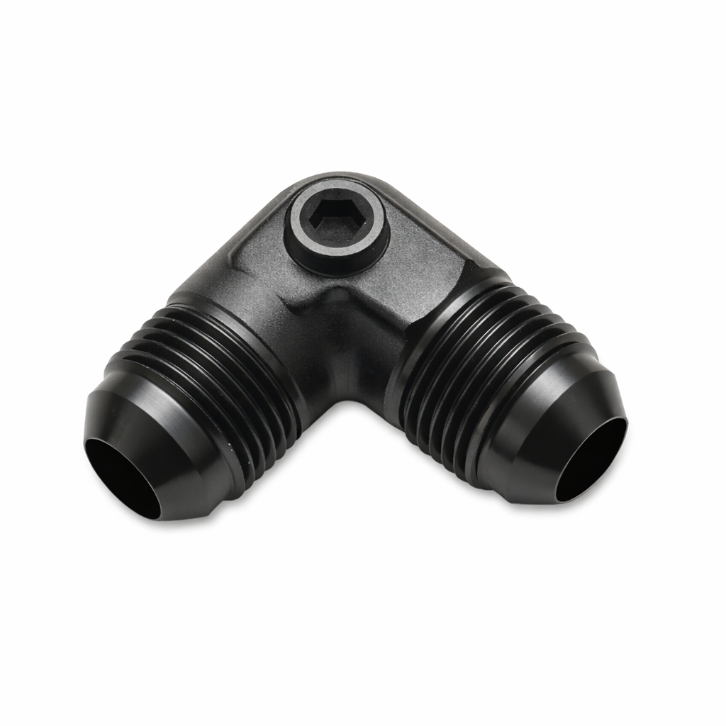Vibrant 16538 -8AN 90 degree union adapter full view