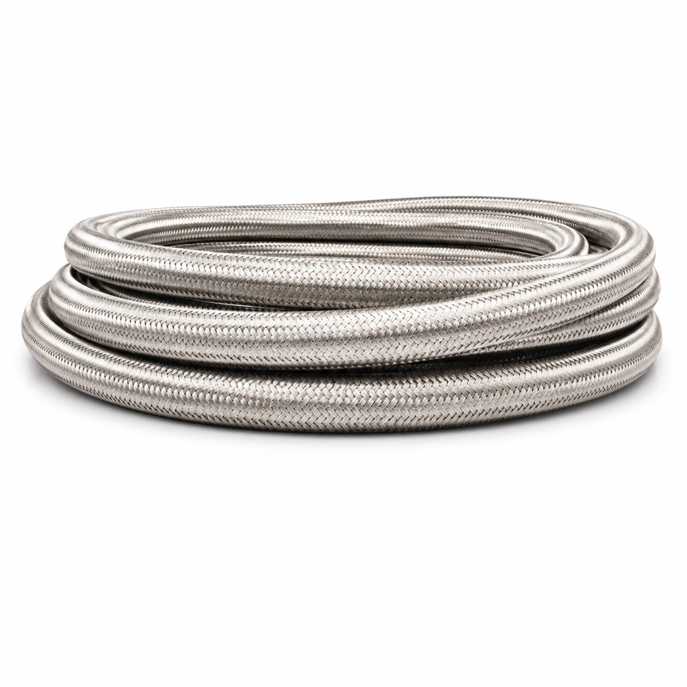 Vibrant Stainless Steel Braided PTFE Hose full roll