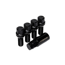 Load image into Gallery viewer, Vossen Vossen 30mm Lock Bolt - 14x1.5 - 17mm Hex - Cone Seat - Black (Set of 4)