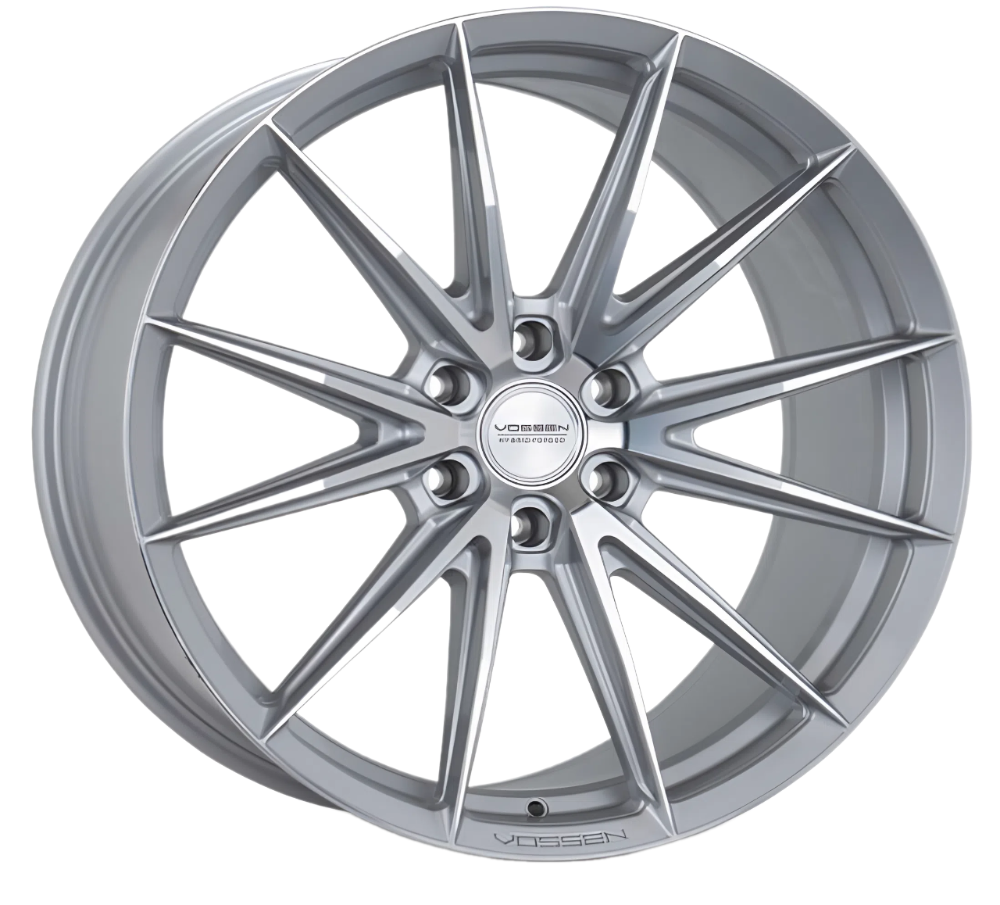 Vossen Vossen HFX-2 22x10 / 6x135 / ET-18 / Super Deep Face / 87.1 - Silver Polished Wheel