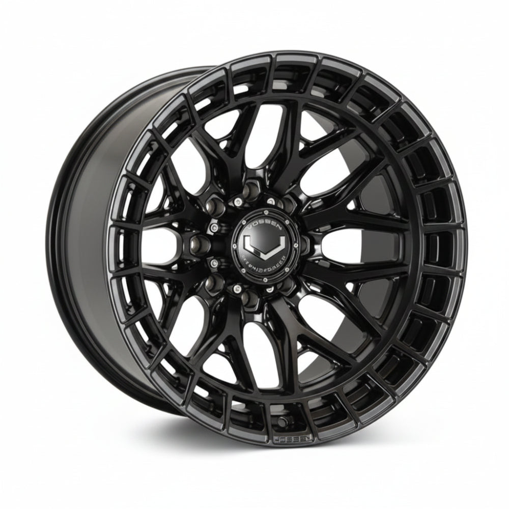 Vossen HFX-1 20x10 Satin Black wheel with 8x170 bolt pattern, image 1
