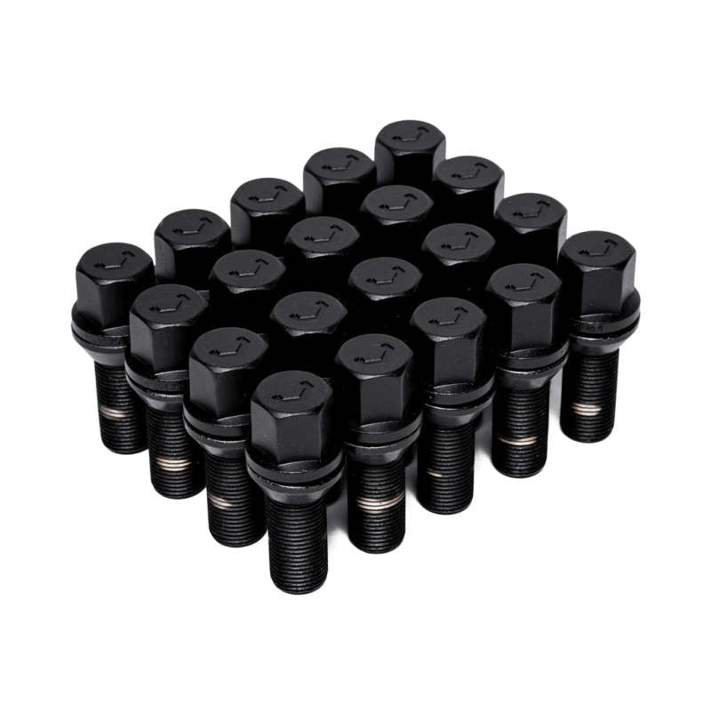 Vossen Lug Bolt - 14x1.5 - 30mm - 17mm Hex - Cone Seat - Black (Set of 20) - Black Ops Auto Works