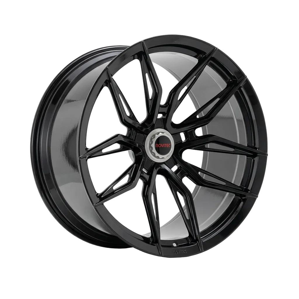 Vossen x Novitec NF11 22x9.5 front wheel in gloss black for Ferrari Purosangue