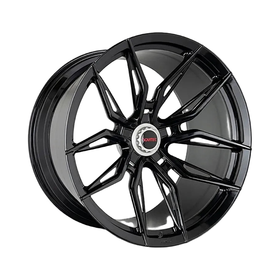 Vossen x Novitec NF11 23x12 rear wheel in gloss black for Ferrari Purosangue