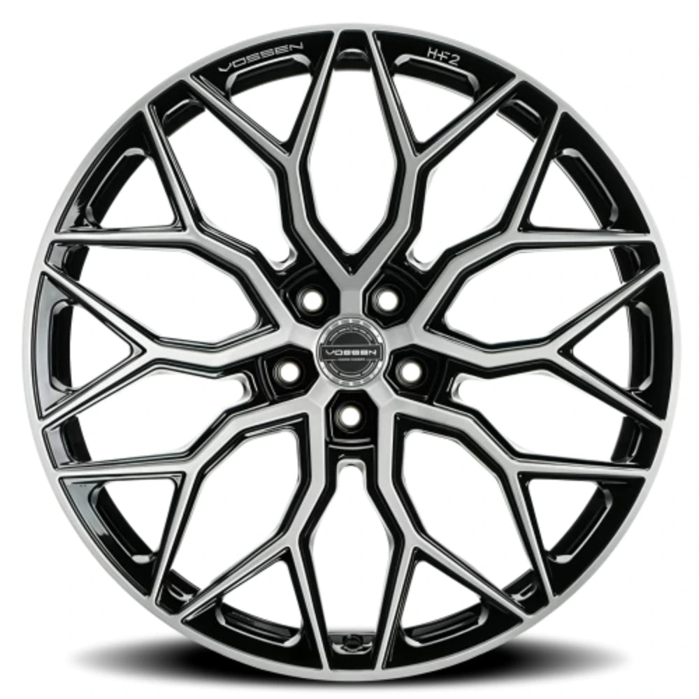 Vossen HF-2 24x10 / 5x120 / ET32 / Deep Face / 72.56 - Gloss Black Wheel - Vossen HF2-4B62