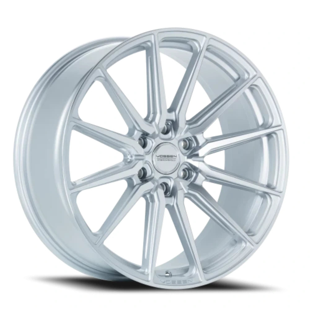 Vossen HF6-1 22x9.5 / 6x139.7 / ET20 / Deep Face / 106.1 - Silver Polished Wheel - Vossen HF61-2G20