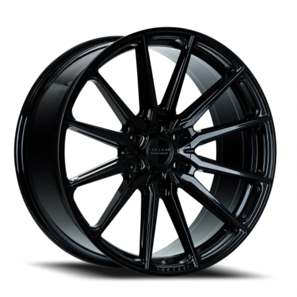 Vossen HF6-1 24x10 / 6x135 / ET25 / Deep Face / 87.1 - Gloss Black Wheel - Vossen HF61-4F46