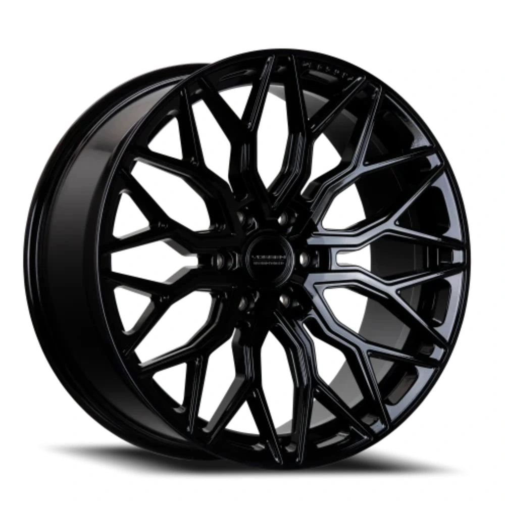 Vossen HF6-3 24x10 / 6x139.7 / ET25 / Deep Face / 106.1 - Gloss Black Wheel - Vossen HF63-4G43
