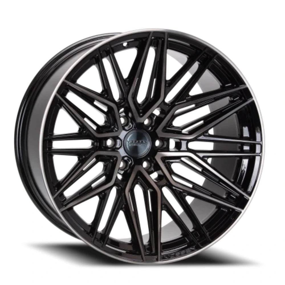 Vossen HF6-5 22x9.5 / 6x139.7 / ET20 / Deep Face / 106.1 - Tinted Gloss Black Wheel - Vossen HF65-2G21